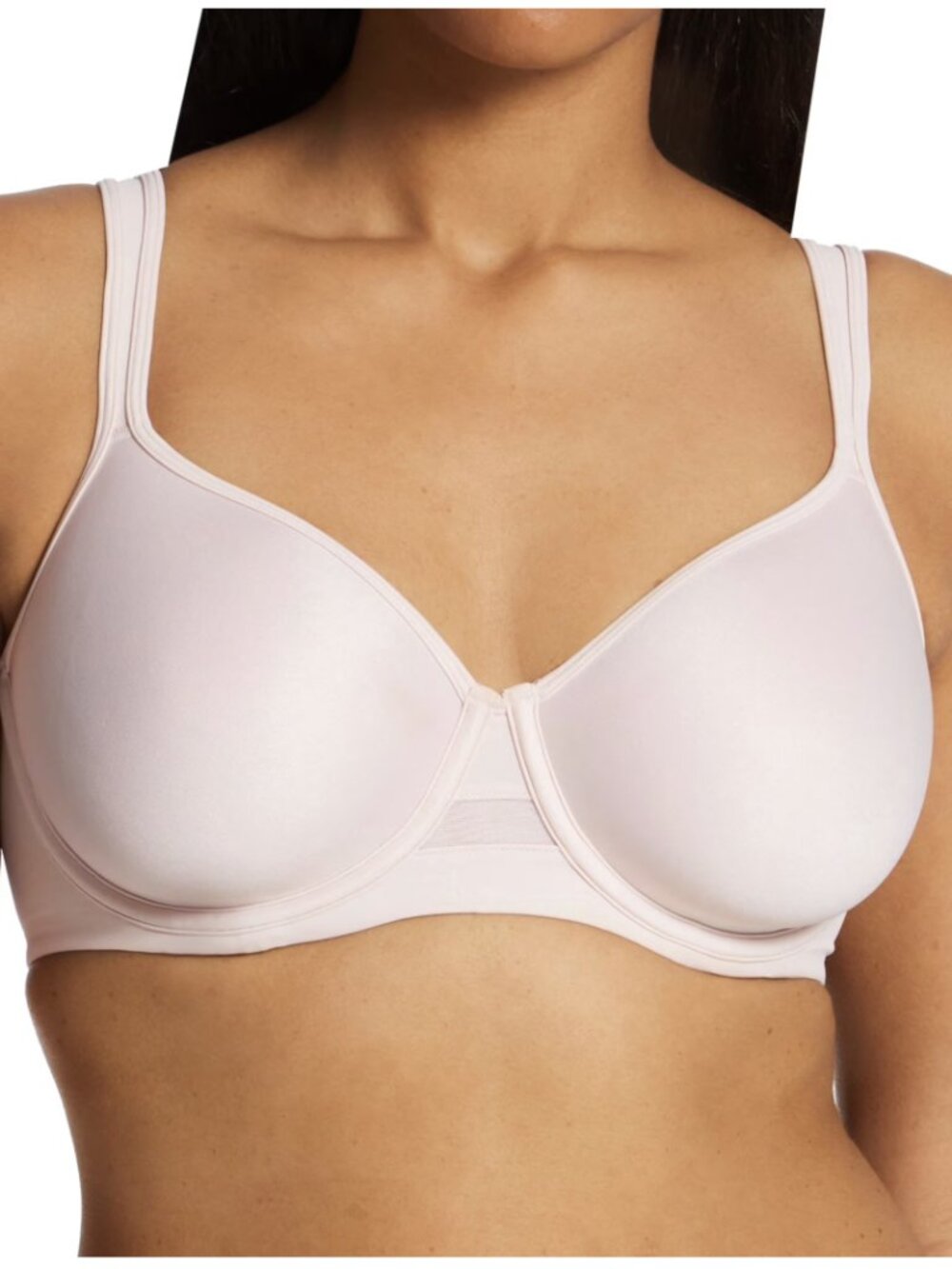 Bali Womens One Smooth U Ultra Light Minimizer Bra Style-DF3490 Pink 40C NWOT